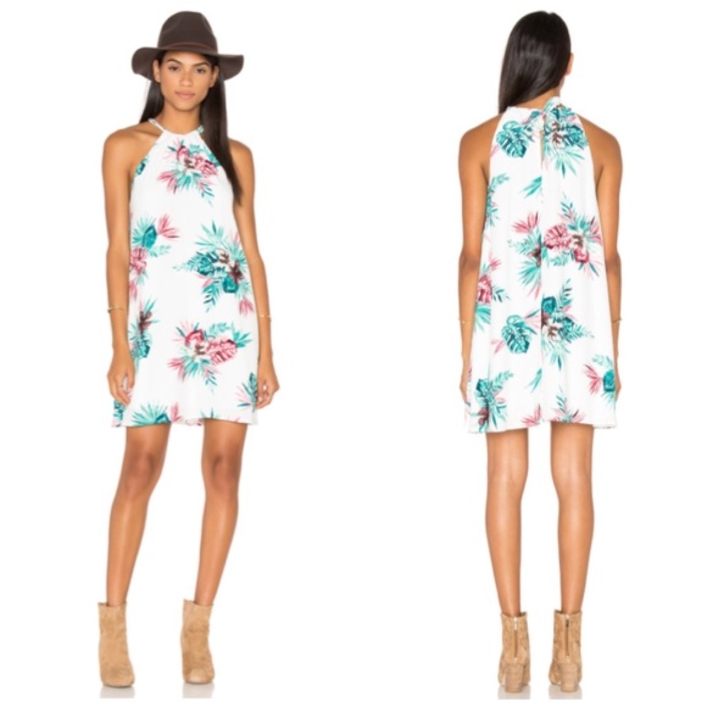 BB Dakota Harlet Trapeze‎ Dress Orchid Jungle Print